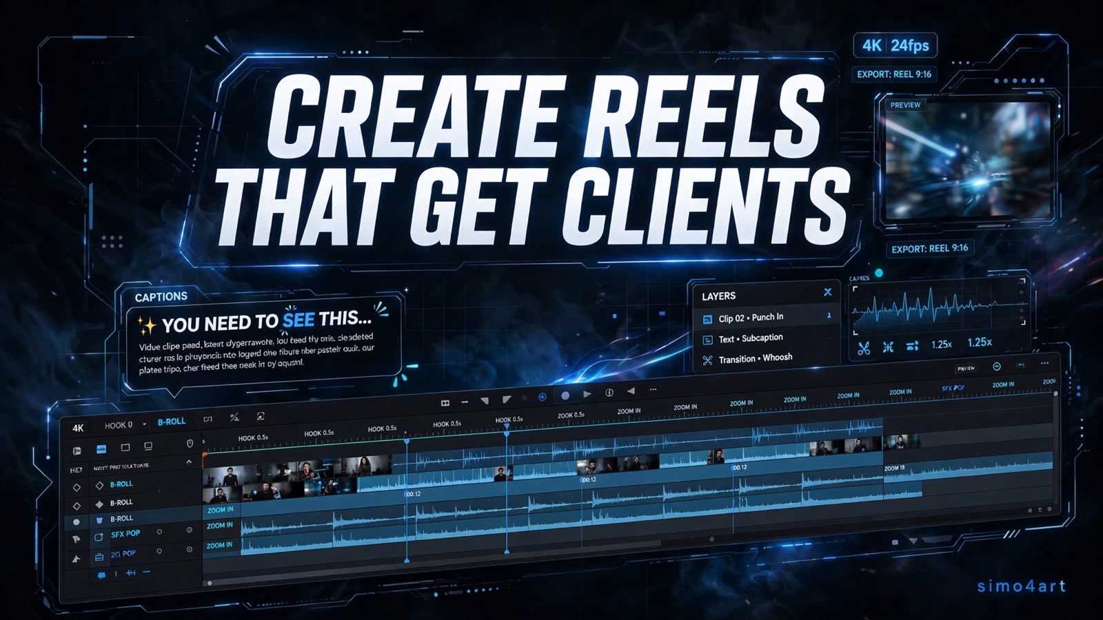 Project Close Out. Report Examples I will edit viral Reels that get you clients , Hook , Captions , B-roll ...